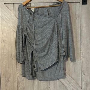 We The Free Asymmetrical Long Sleeve Top